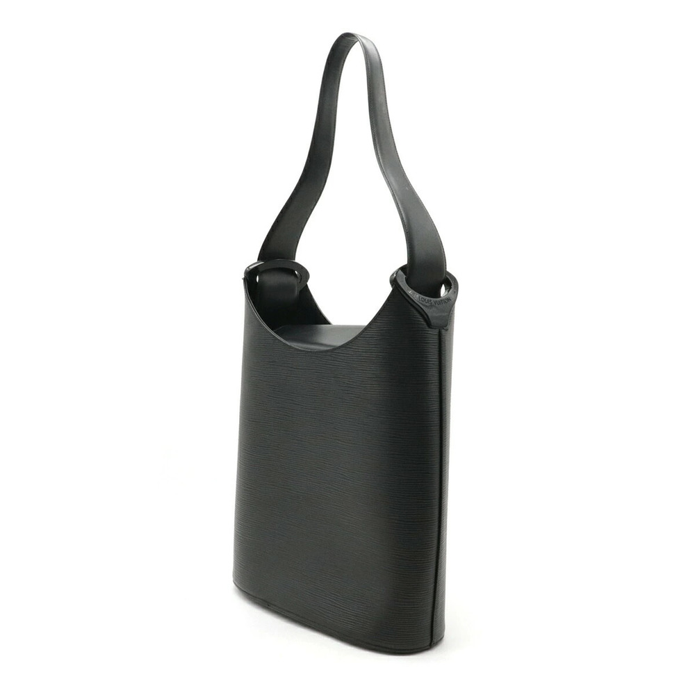 Louis Vuitton Verseau Noir Leather Black Shoulder Hobo Bag Epi Black